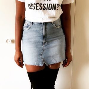 Zara Denim Skirt For Sale